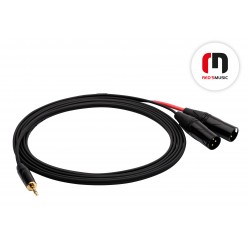 Reds Music  AU3703BX Kabel Audio - Jack stereo mini 3.5 / 2 x XLR M długość 0.3 m