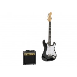 DIMAVERY EGS-1 Electric guitar set, black