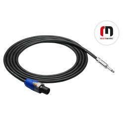 Reds Music  SPN1230 Kabel Głośnikowy - STANDARD - Jack mono / Speakon 2 pin - złącza REAN / NEUTRIK  długość 3.0 m