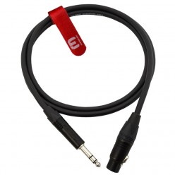 Reds Music  MCN2420 Kabel Mikrofonowy - STUDIO - Jack stereo / XLR F długość 2.0 m