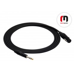 Reds Music  MC14100BX Kabel Mikrofonowy - STANDARD - XLR F / Jack stereo długość 10.0 m