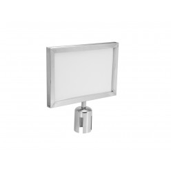 EUROLITE Sign for Eurolite Barrier 317x215 silver