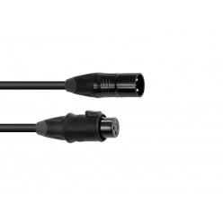 EUROLITE DMX cable EC-1 IP65 3pin 5m bk