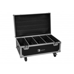 ROADINGER Flightcase 4x LED CLS-18 QCL RGB/WW