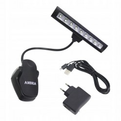 Ambra SSL-01 lampka do pulpitu nutowego 9-LED + zasilacz