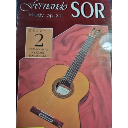 Sor F Etiudy na gitarę op 31