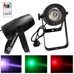 LIGHT4ME PINSPOT 40 reflektor sceniczny 40W RGBW