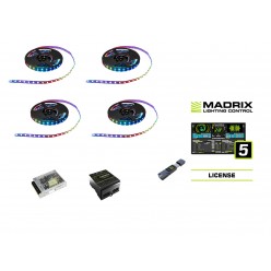 EUROLITE Set Pixel Strip RGB incl. Madrix Start