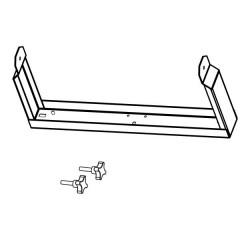 KV2 Audio ESD12 Horizontal Bracket Uchwyt montażu poziomego do EDS12