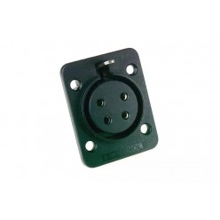 KV2 Audio AP-4-21 Złącze żeńskie 4 pin na panel